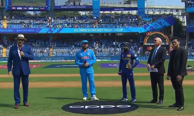 CWC2023: Sri Lanka win toss, opts to bowl first against India CWC2023: Sri Lanka win toss, opts to bowl first against India