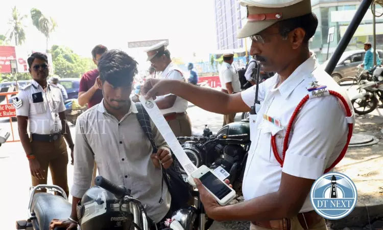 Chennai police fine 184 vehicles on day one of speed limit violations Chennai police fine 184 vehicles on day one of speed limit violations