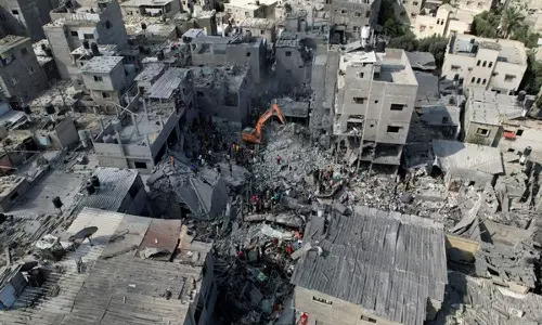 Israel-Hamas war: Blast rips through Al-Maghazi refugee camp in Gaza; 52 dead, says official Israel-Hamas war: Blast rips through Al-Maghazi refugee camp in Gaza; 52 dead, says official