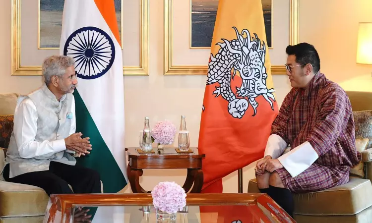 Jaishankar meets visiting Bhutan King