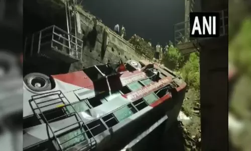 Rajasthan: Four killed, 34 injured after bus falls on railway track