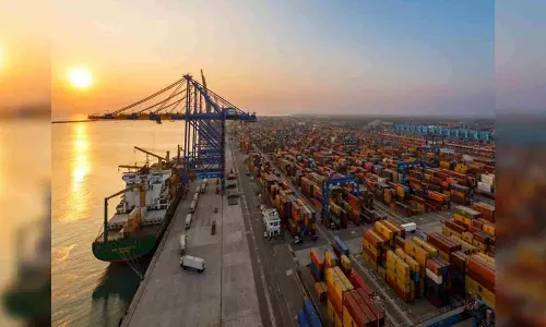 Mundra is Indias first port to handle cargo volumes of 16 MMT in a month Mundra is Indias first port to handle cargo volumes of 16 MMT in a month