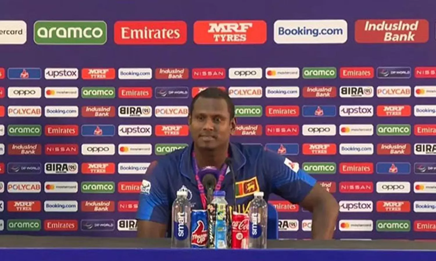 Angelo Mathews claims to be on crease within two minutes, backs proof Angelo Mathews claims to be on crease within two minutes, backs proof