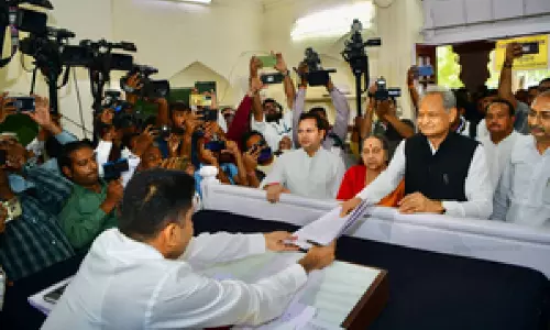 Complaint filed against CM Gehlots nomination for hiding information on two criminal cases