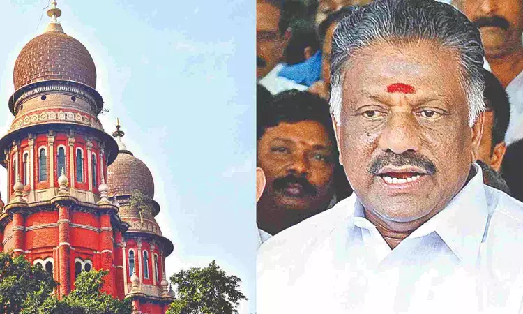 Madras High Court agrees to hear appeal plea of OPS
