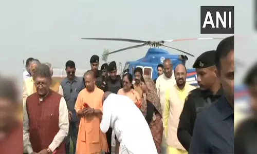 UP CM Yogi Adityanath reaches Ayodhya to chair special cabinet meeting