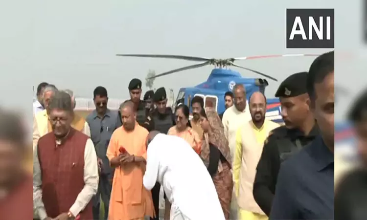 UP CM Yogi Adityanath reaches Ayodhya to chair special cabinet meeting