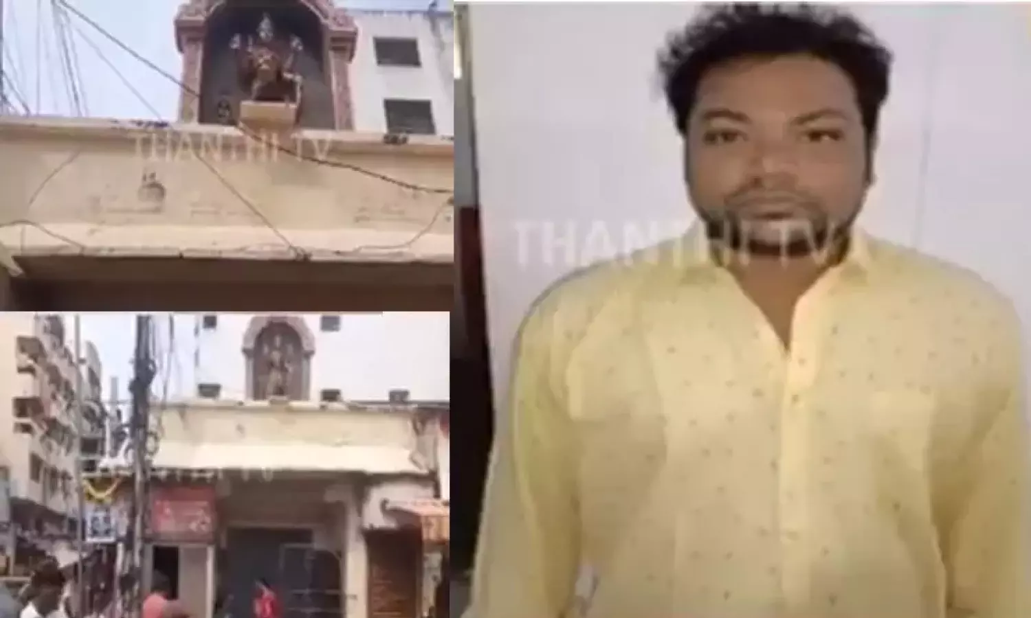 History-sheeter hurls petrol bomb at temple in Parrys History-sheeter hurls petrol bomb at temple in Parrys