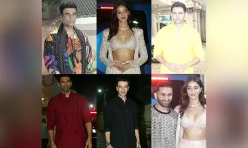 KJo, Ananya, Kartik, B-Town celebs throng Sara Ali Khans Diwali bash