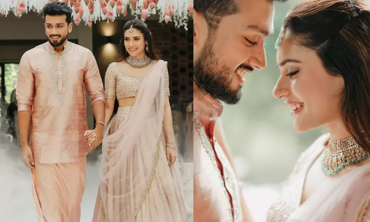 Actor Kalidas Jayaram gets engaged to model Tarini Kalingarayar Actor Kalidas Jayaram gets engaged to model Tarini Kalingarayar