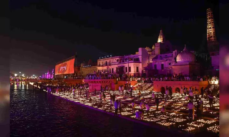 Over 22 lakh diyas light up Ayodhya as Deepotsav sets world record
