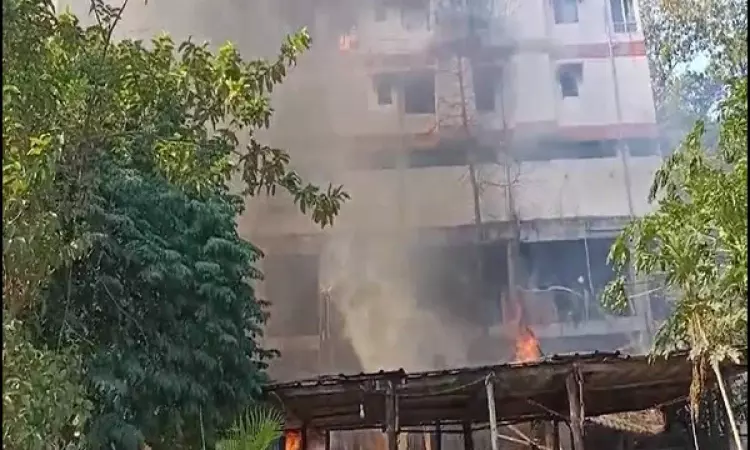 Assam: Properties worth lakhs gutted, one killed in massive fire in Guwahati Assam: Properties worth lakhs gutted, one killed in massive fire in Guwahati