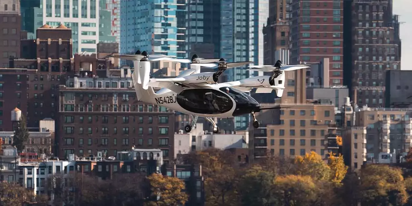 1st-ever, quiet electric air taxi from Joby Aviation flies over New York 1st-ever, quiet electric air taxi from Joby Aviation flies over New York