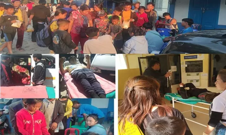 Over 5,000 Myanmar nationals cross over to Mizoram seeking asylum, after fresh violence