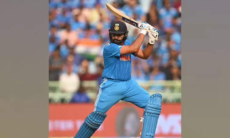 Rohit Sharma smashes most sixes in ICC CWC history Rohit Sharma smashes most sixes in ICC CWC history