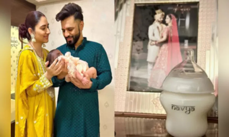 Disha Parmar, Rahul Vaidya reveal newborn daughters name