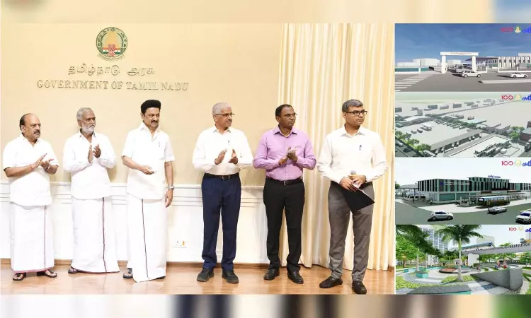 Stalin lays foundation stone for Chengalpattu bus terminus Stalin lays foundation stone for Chengalpattu bus terminus