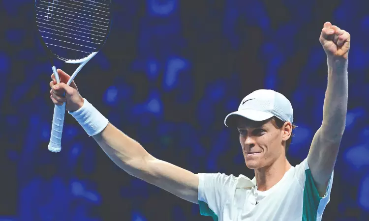 Sinner digs deep to topple Djokovic at ATP Finals
