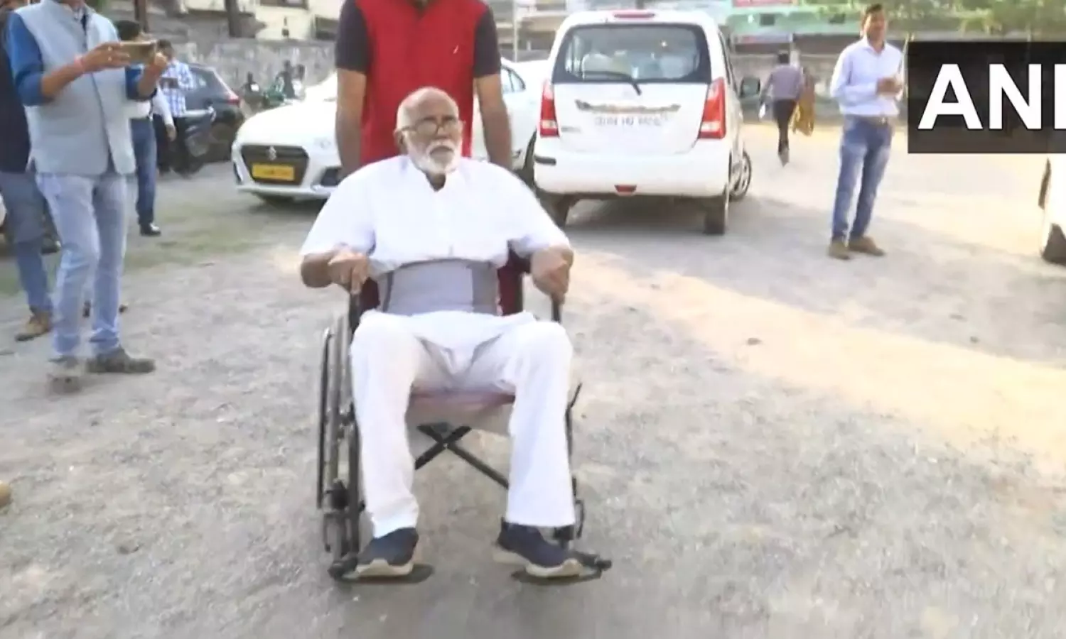 A differently-abled voter being helped to reach... ... Assembly polls live: Polling ends in MP, 68.15% voter turnout in Chhattisgarh A differently-abled voter being helped to reach... ... Assembly polls live: Polling ends in MP, 68.15% voter turnout in Chhattisgarh