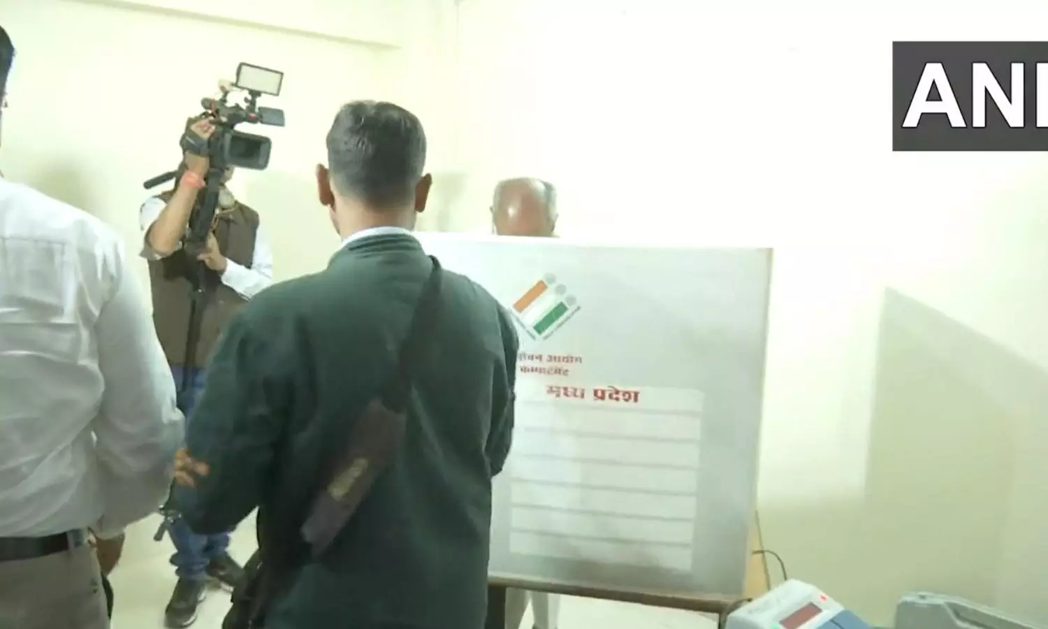 Senior Congress leader Digvijaya Singh and his... ... Assembly polls live: Polling ends in MP, 68.15% voter turnout in Chhattisgarh