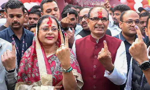 Priyanka Gandhi comes to MP during polls for entertainment: CM Chouhan