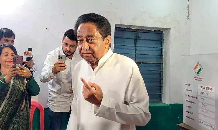 Kamal Nath accuses BJP of distributing money, liquor to voters on eve of MP assembly polls