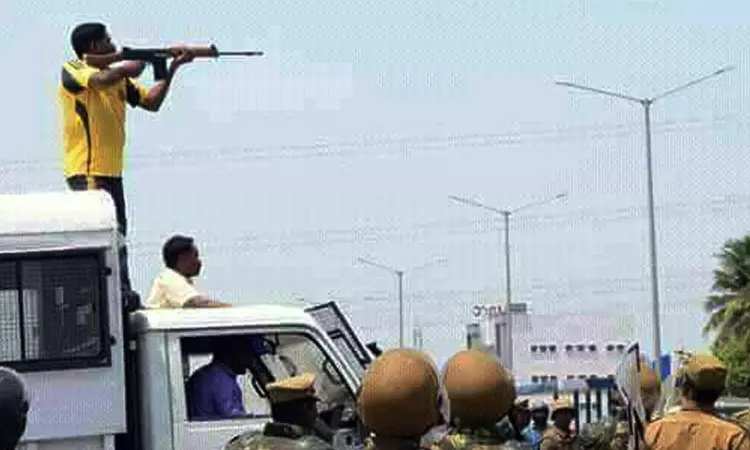 Disciplinary action taken against then Thoothukudi Collector for anti-Sterlite firing