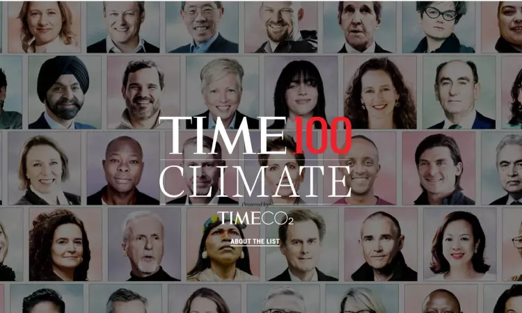 Eight Indians, PIOs in Time 100 Climate list