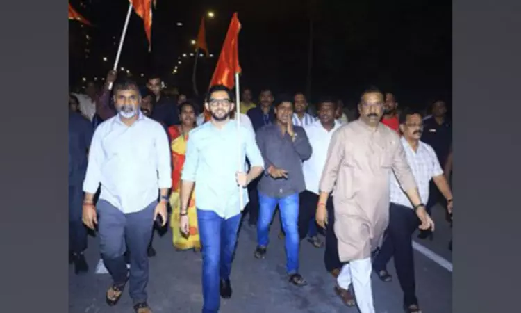 Police complaint filed against Aditya Thackeray for illegally inaugurating Delisle Road Bridge