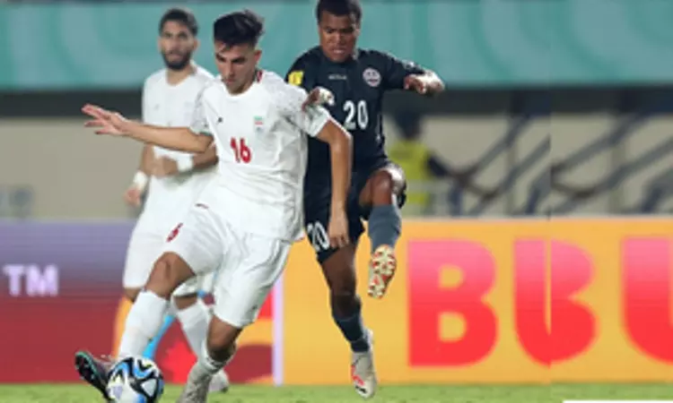 Iran crush New Caledonia in FIFA U-17 World Cup