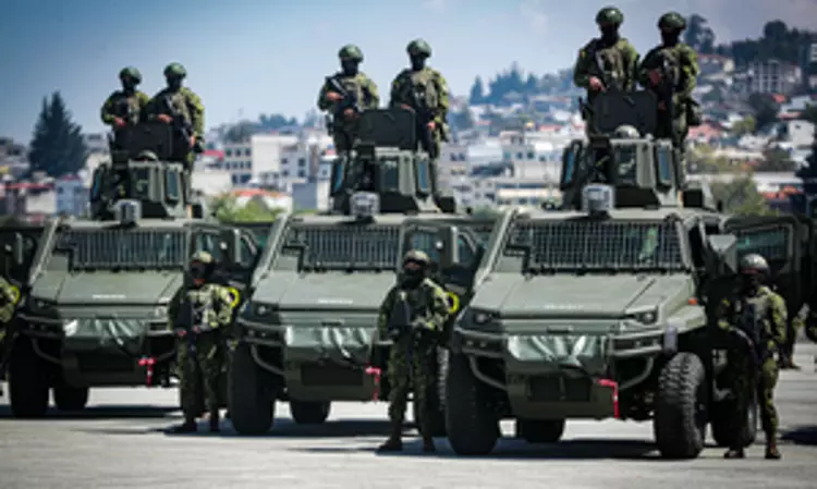 Ecuador deploys armoured vehicles to combat organised crime