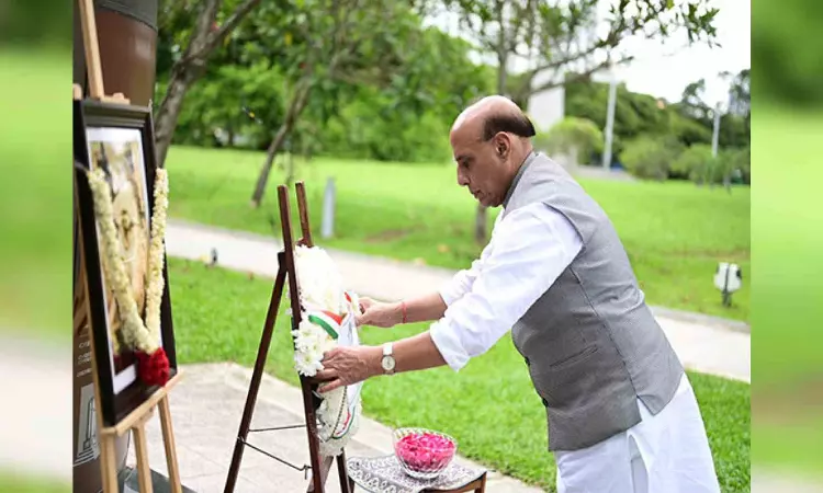Union Defence Minister Rajnath Singh visits Singapore Union Defence Minister Rajnath Singh visits Singapore