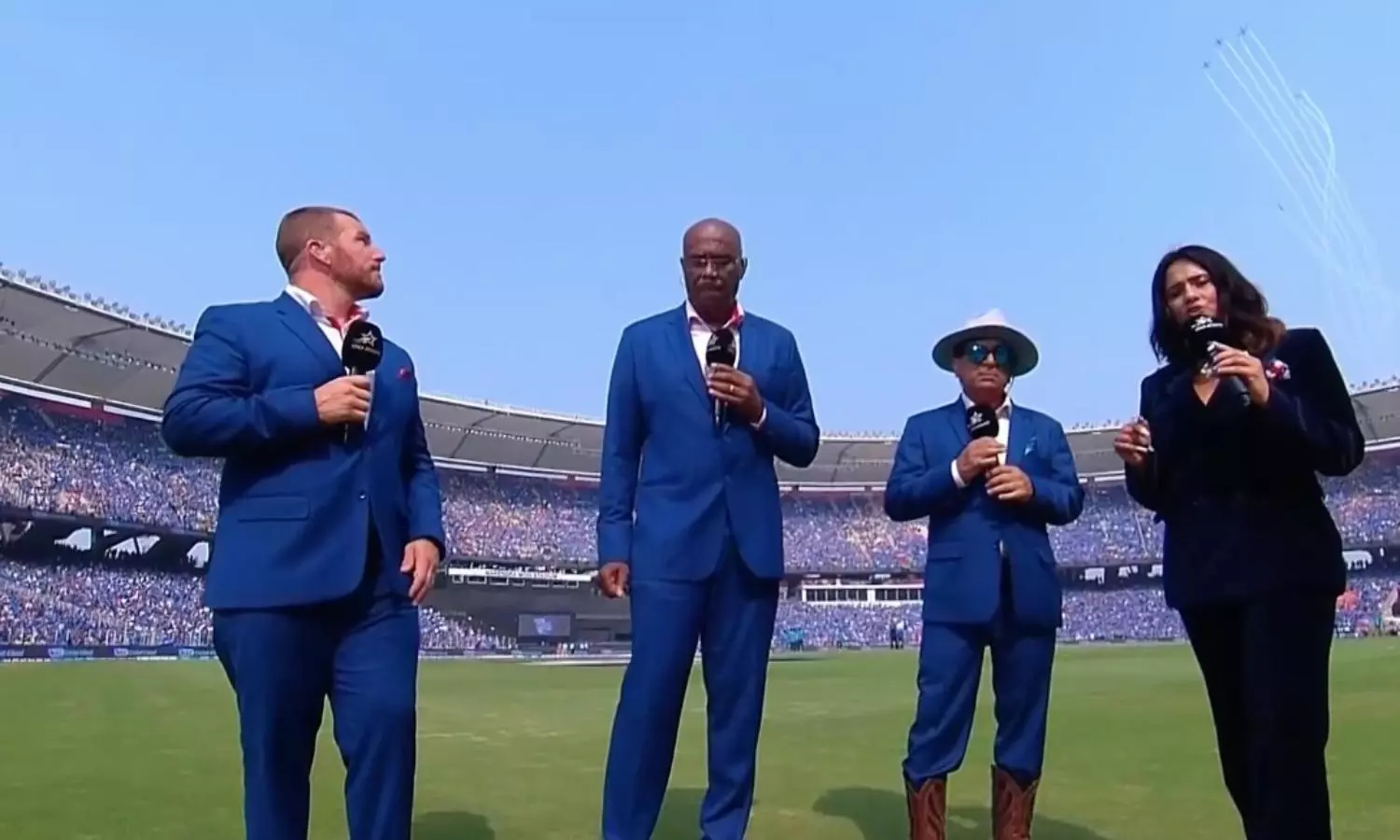 Suryakiran aerobatic team of the Indian Air Force... ... CWC Final 2023, IND vs AUS live updates: Australia crowned World Champions 2023