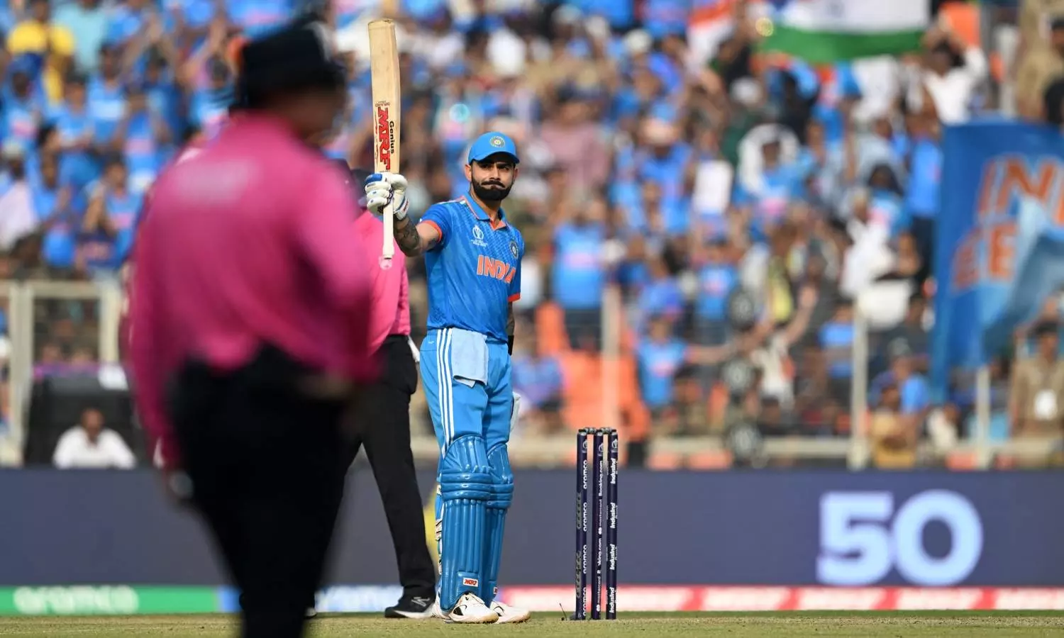 Narendra Modi Stadium finally finds its voice as... ... CWC Final 2023, IND vs AUS live updates: Australia crowned World Champions 2023 Narendra Modi Stadium finally finds its voice as... ... CWC Final 2023, IND vs AUS live updates: Australia crowned World Champions 2023