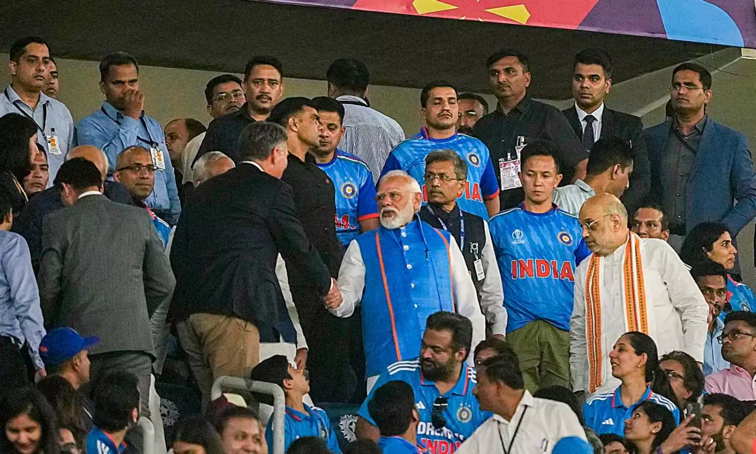 PM Modi, Australias Deputy PM Richard Marles watch WC cricket final