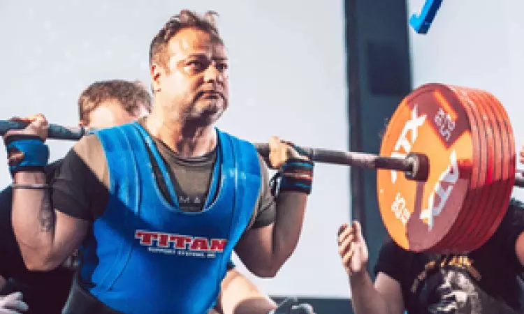 Indian powerlifter sets new world record in Masters event Indian powerlifter sets new world record in Masters event