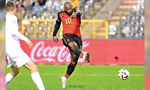 Lukaku’s four-goal haul lifts Belgium to big win over Azerbaijan