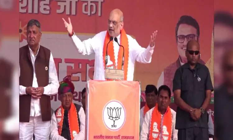 Congress has only one mission--dynastic politics: Amit Shah in Rajasthan