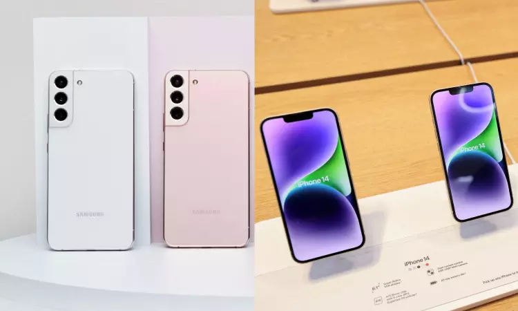 Samsung, Apple mobile exports aided e-goods shipments