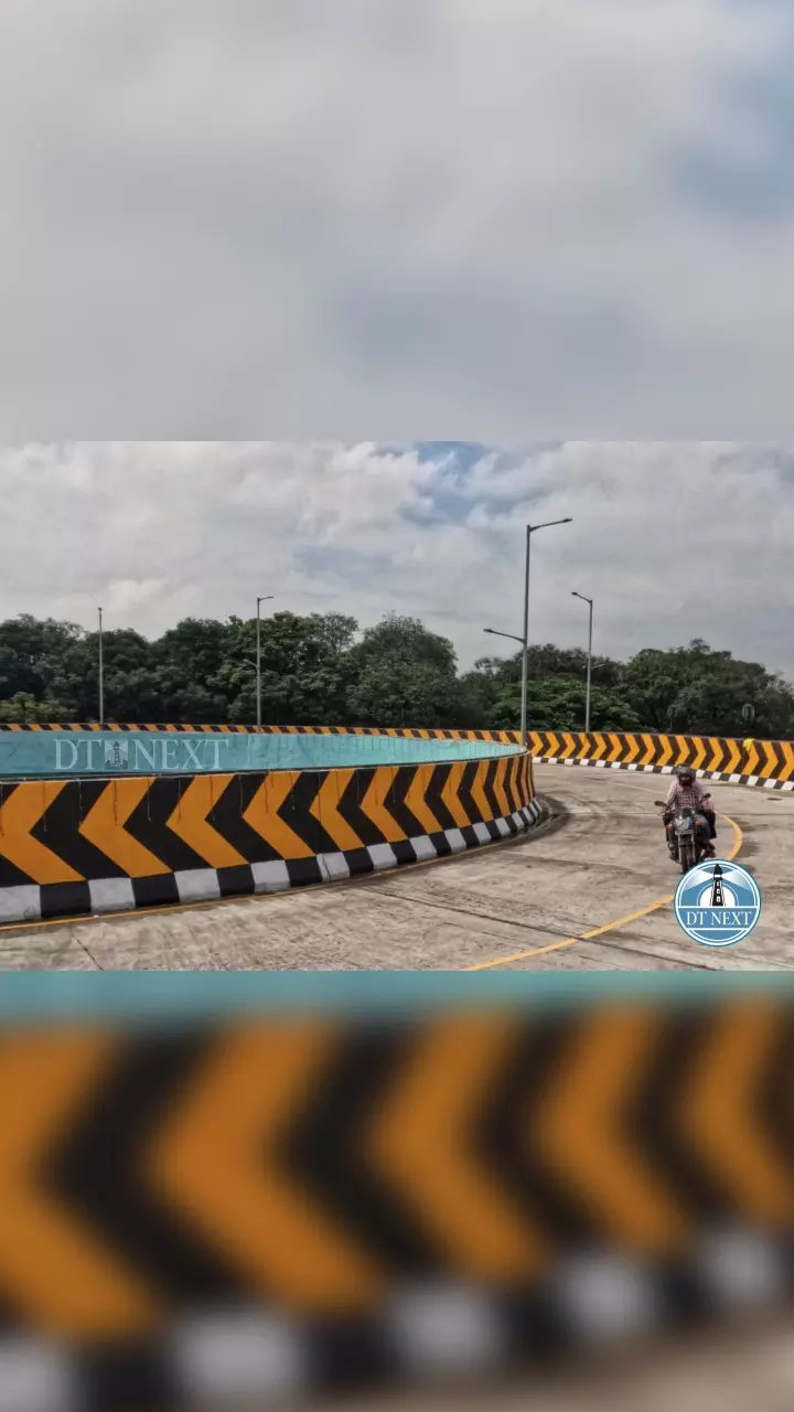 Newly-inaugurated U-shaped flyover near Indira Nagar MRTS station