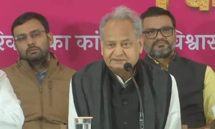 BJP hatching conspiracies to win polls in Rajasthan, Chhattisgarh: Gehlot