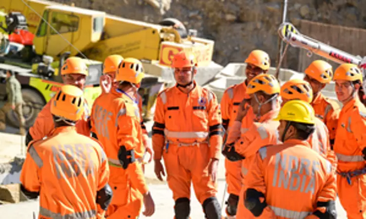 Silkyara tunnel: Rescue op likely to complete today; V K Singh, Dhami in Uttarkashi