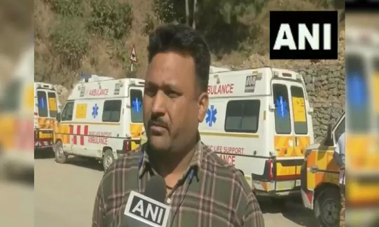 Uttarkashi Tunnel incident: 41 ambulances arranged at spot, doctors on standby