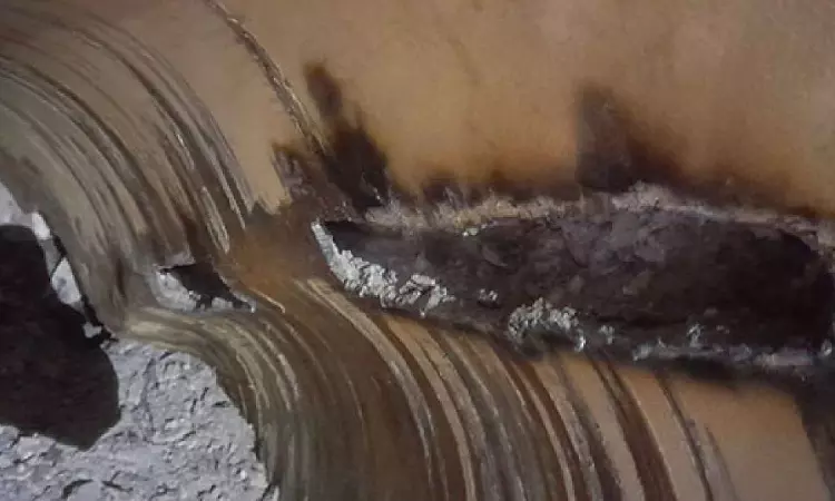 Uttarkashi tunnel: Images show steel obstructing free movement of rescue pipe