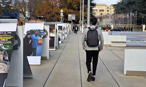 Anti-Pakistan posters come up in Geneva ahead of 15th anniversary of 26/11