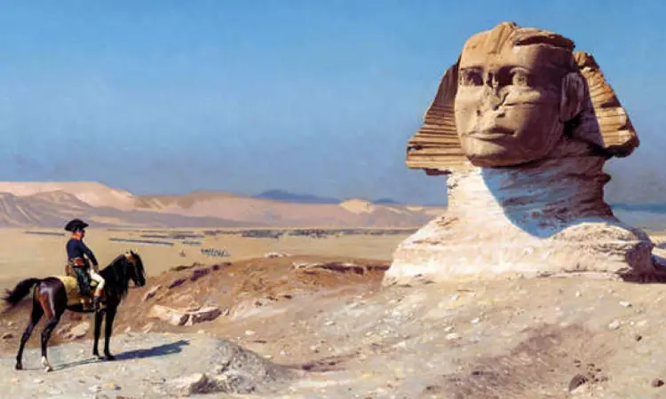 Napoleon didn’t really shoot cannons at pyramids Napoleon didn’t really shoot cannons at pyramids