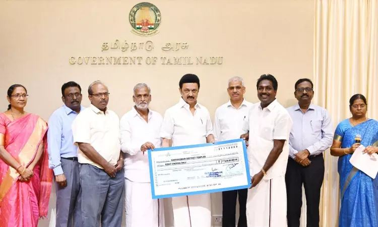 Stalin hands over Rs 8 cr temple in Kanyakumari, financial assistance to wards of Archakars