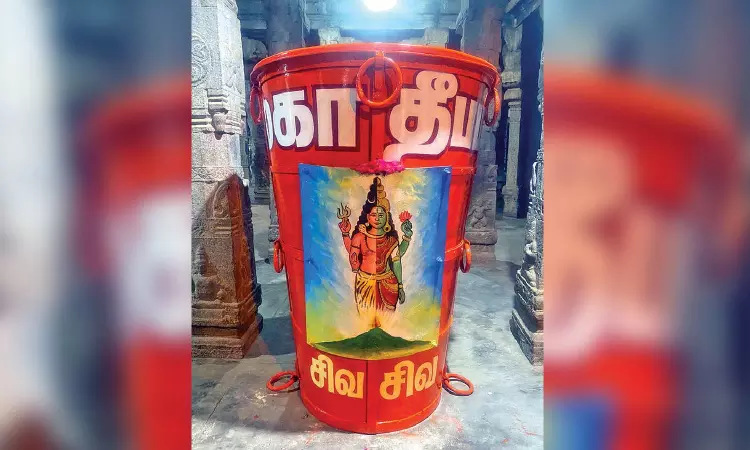 Tiruvannamalai all set for annual grand spectacle Maha Deepam Tiruvannamalai all set for annual grand spectacle Maha Deepam