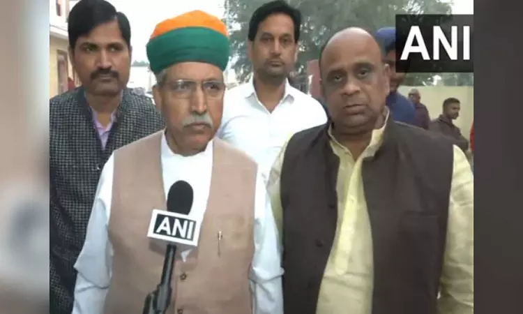 Raj polls: Arjun Meghwal casts his vote, expresses confidence in BJPs victory