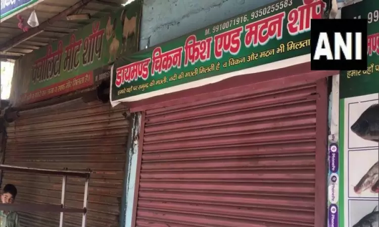 All meat shops to remain closed in UP today; Yogi govt declares No Non-Veg Day